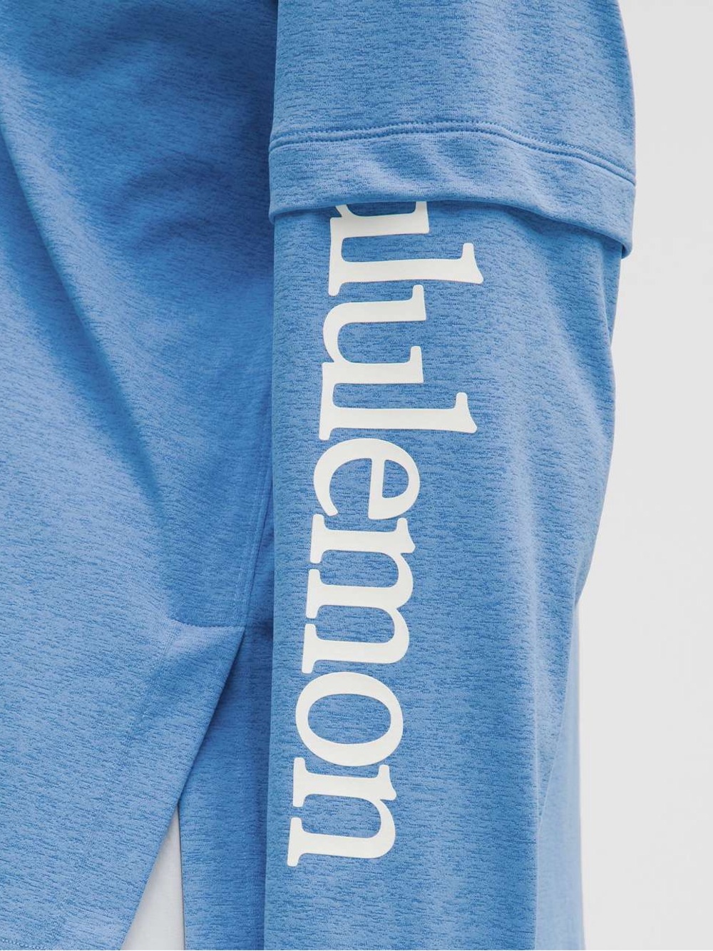 lululemon athletica Sky Blue Long-Sleeve Logo Sweatshirt - Picture 3 of 7